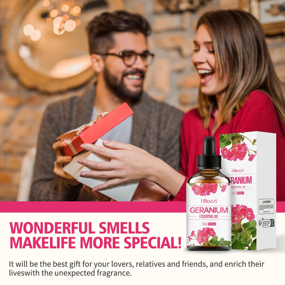 Geranium Essential Oil for Face & Body