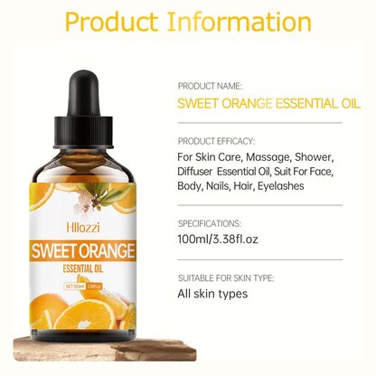 Sweet Orange Essential Oil for Face & Body