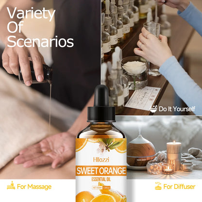 Sweet Orange Essential Oil for Face & Body