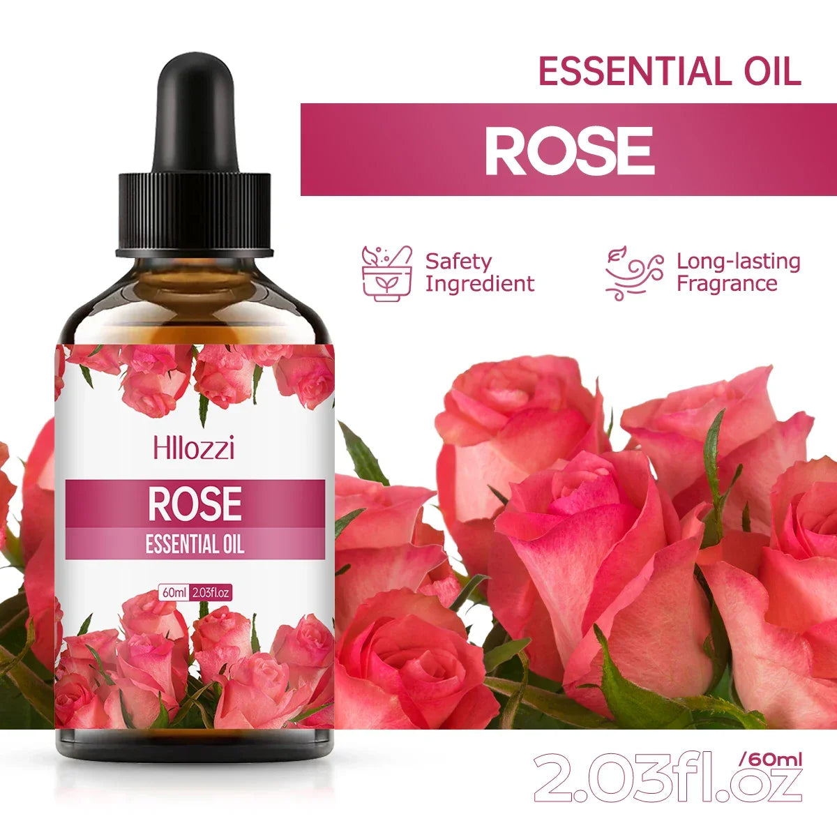 Rose Essential Oil for Face & Body