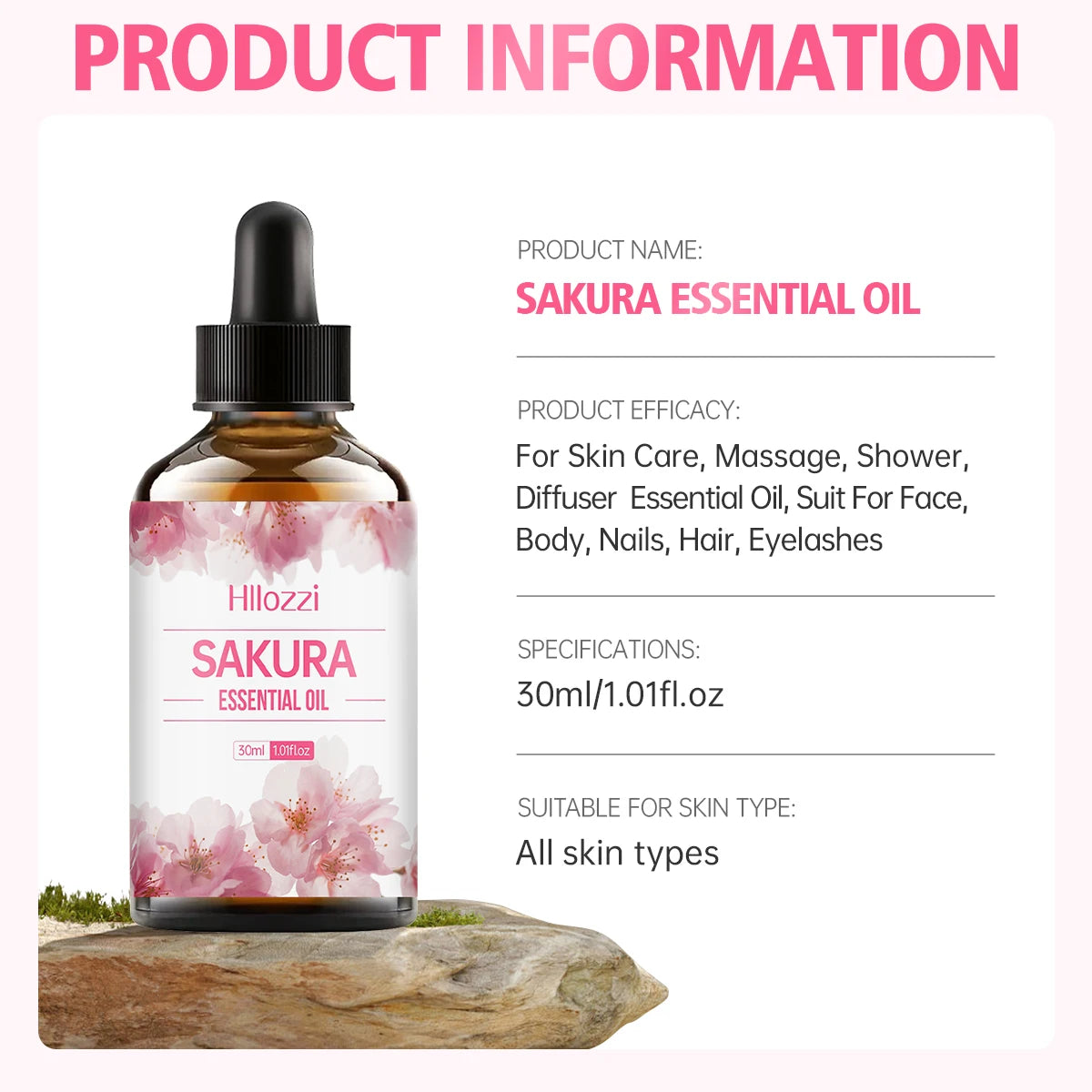 Sakura Essential Oil for Face & Body