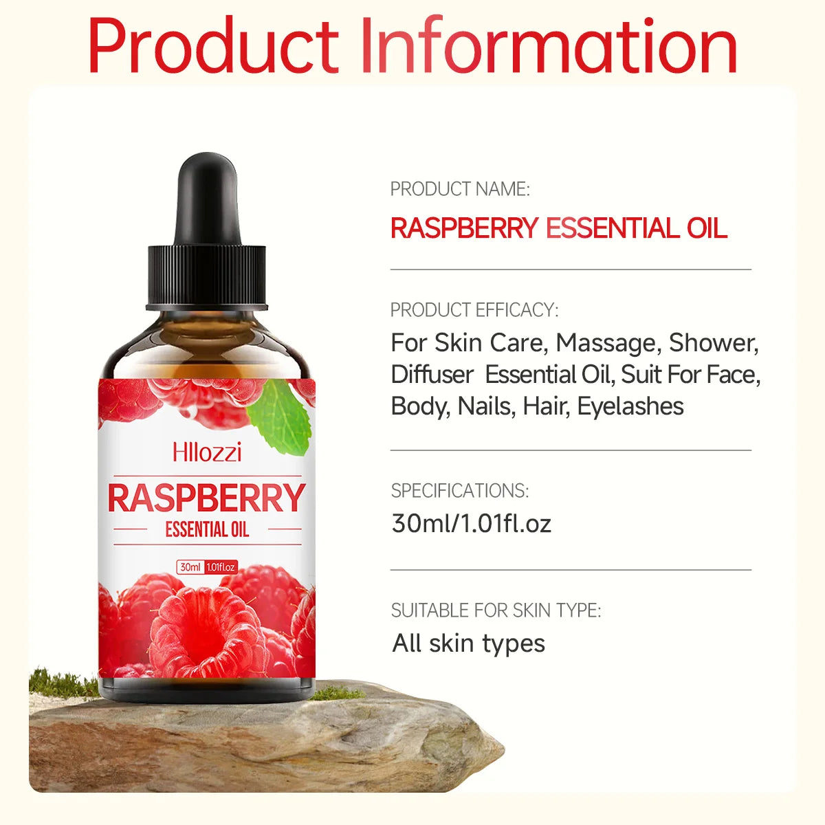 Raspberry Essential Oil for Face & Body