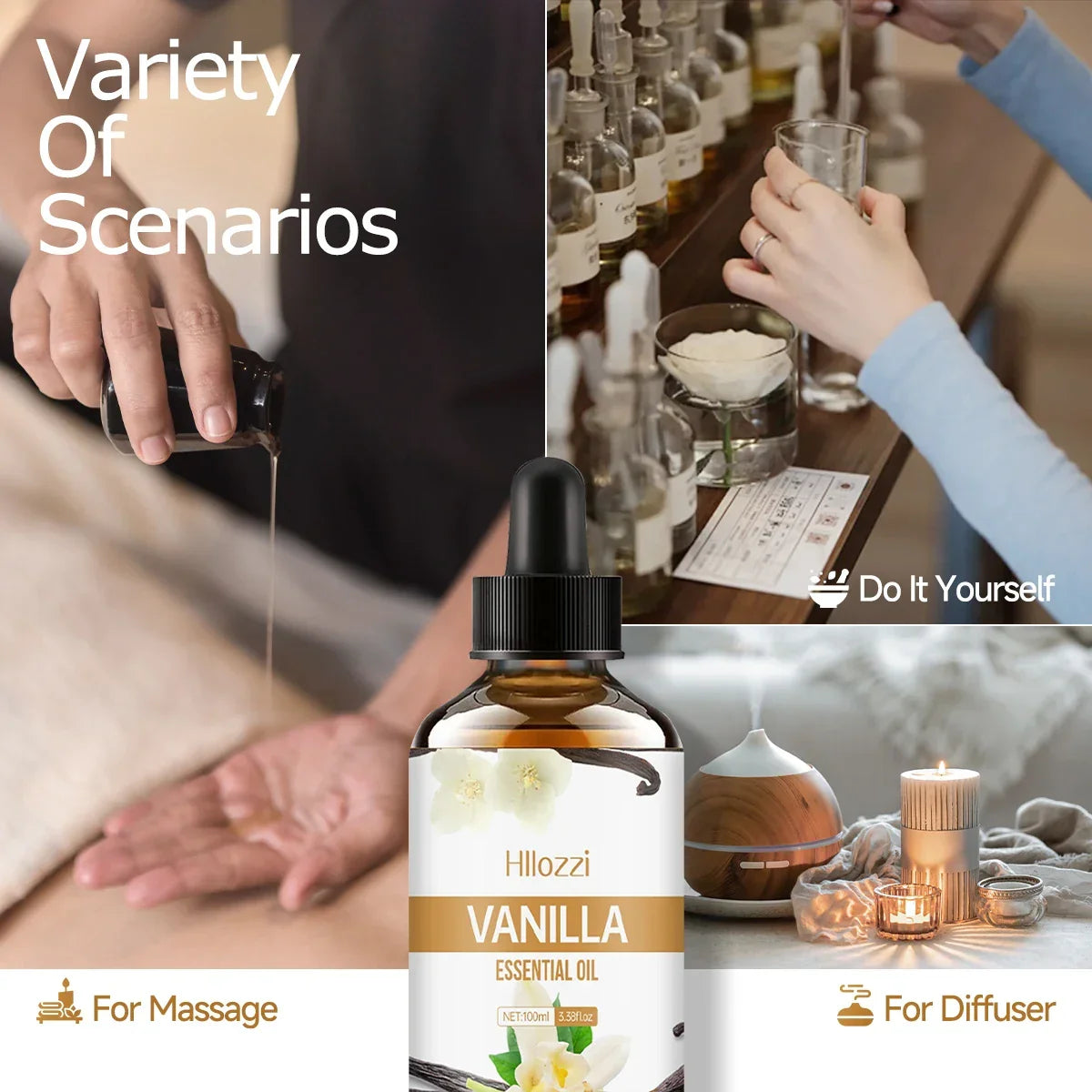 Vanilla Essential Oil for Face & Body