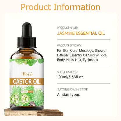 Castor Essential Oil for Face & Body