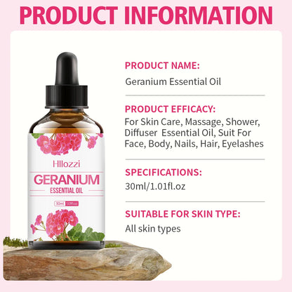 Geranium Essential Oil for Face & Body