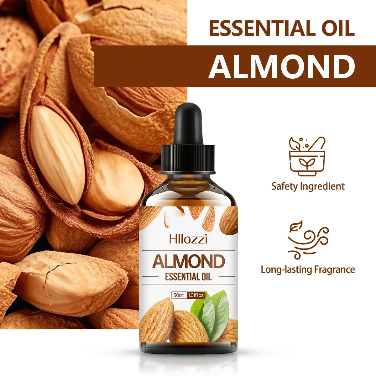 Almond Essential Oil for Face & Body