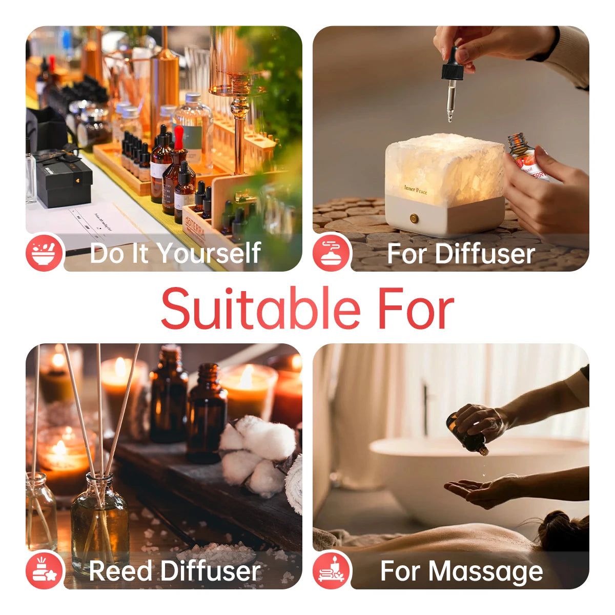 Fruity Bliss Collection – 30 ml Essential Oils