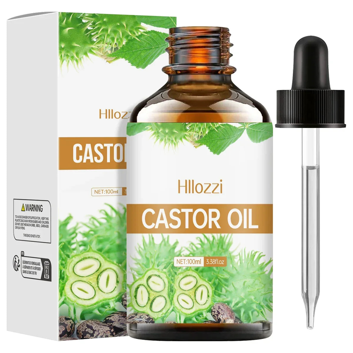 Castor Essential Oil for Face & Body