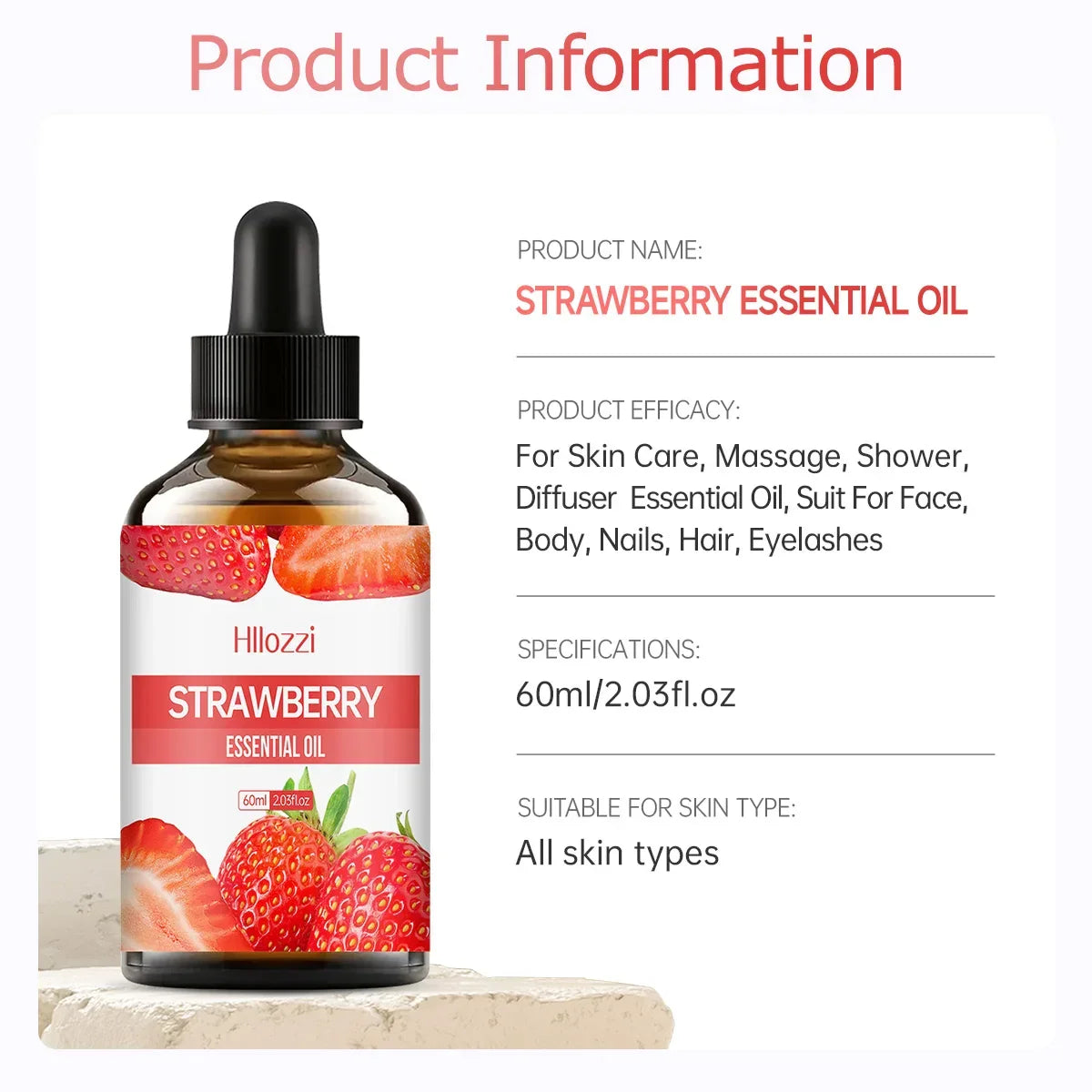 Strawberry Essential Oil for Face & Bod