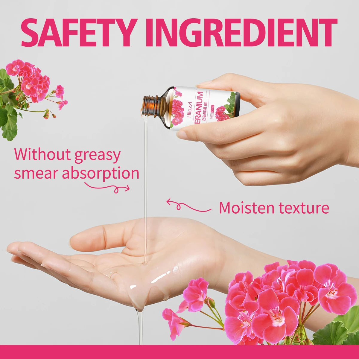 Geranium Essential Oil for Face & Body