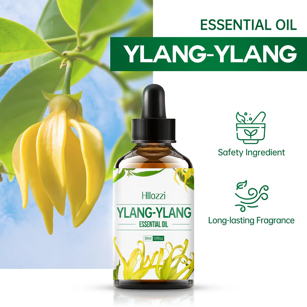Ylang Ylang Essential Oil for Face & Body