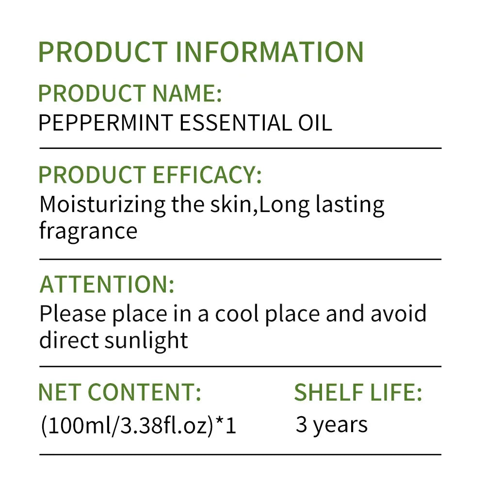 Mint Essential Oil for Face & Body