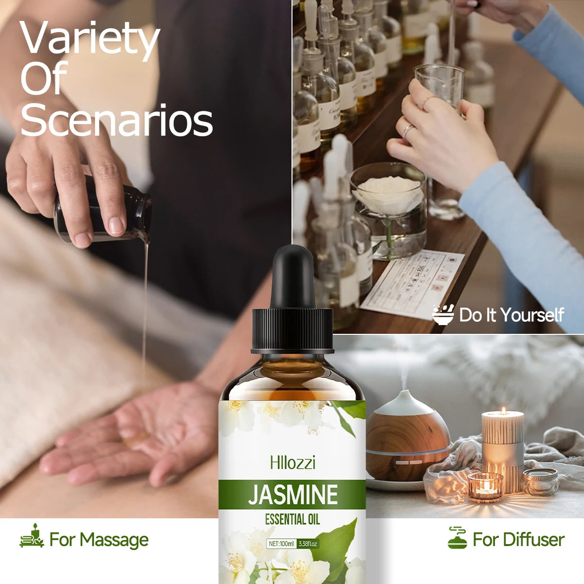 Jasmine Essential oil for Face & Body