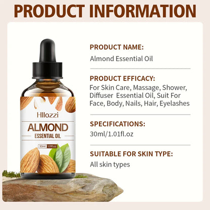 Almond Essential Oil for Face & Body