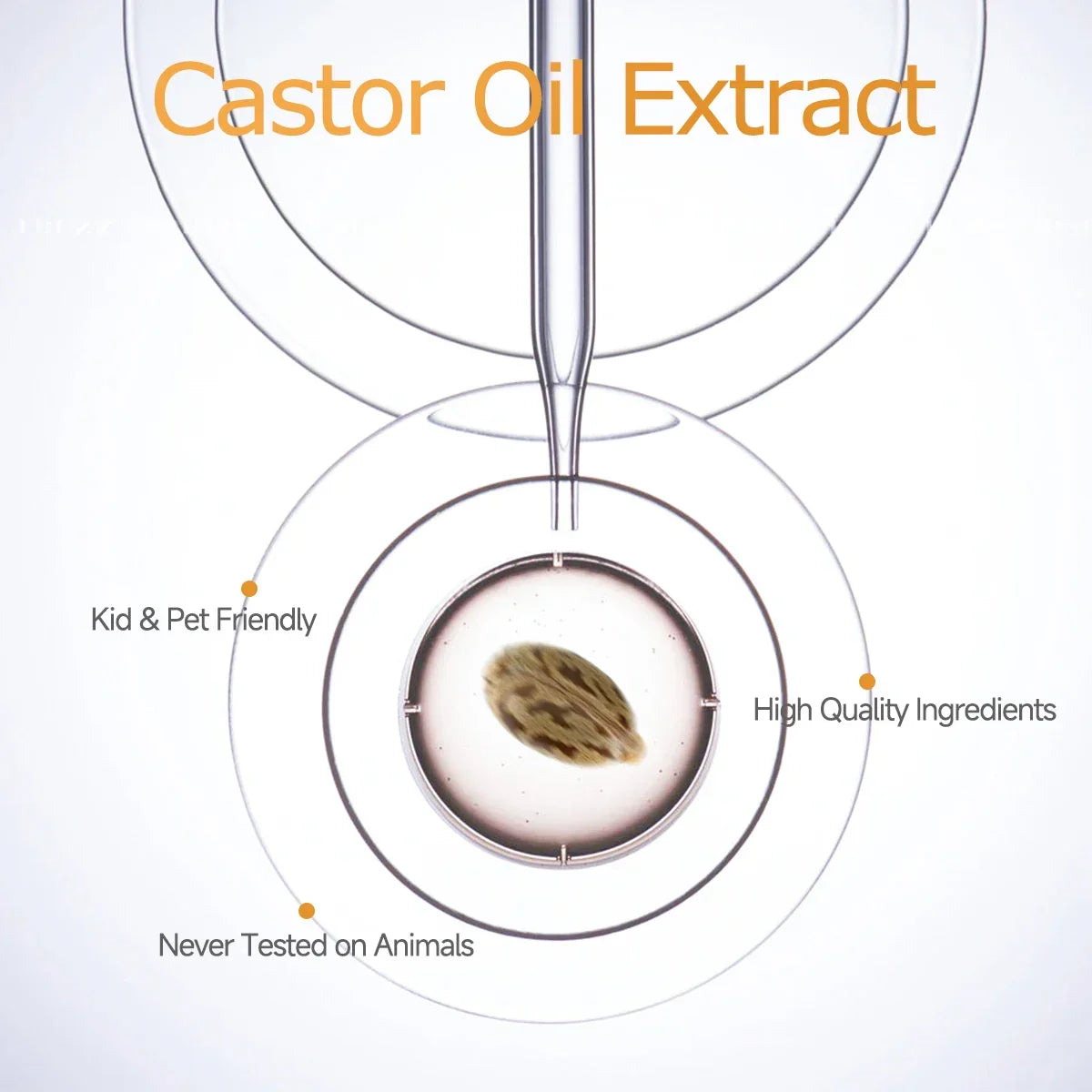 Castor Essential Oil for Face & Body