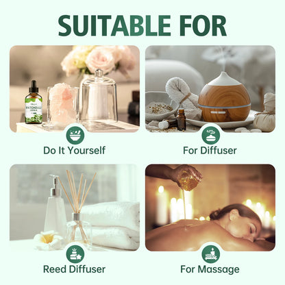 Patchouli Essential Oil for Face & Body