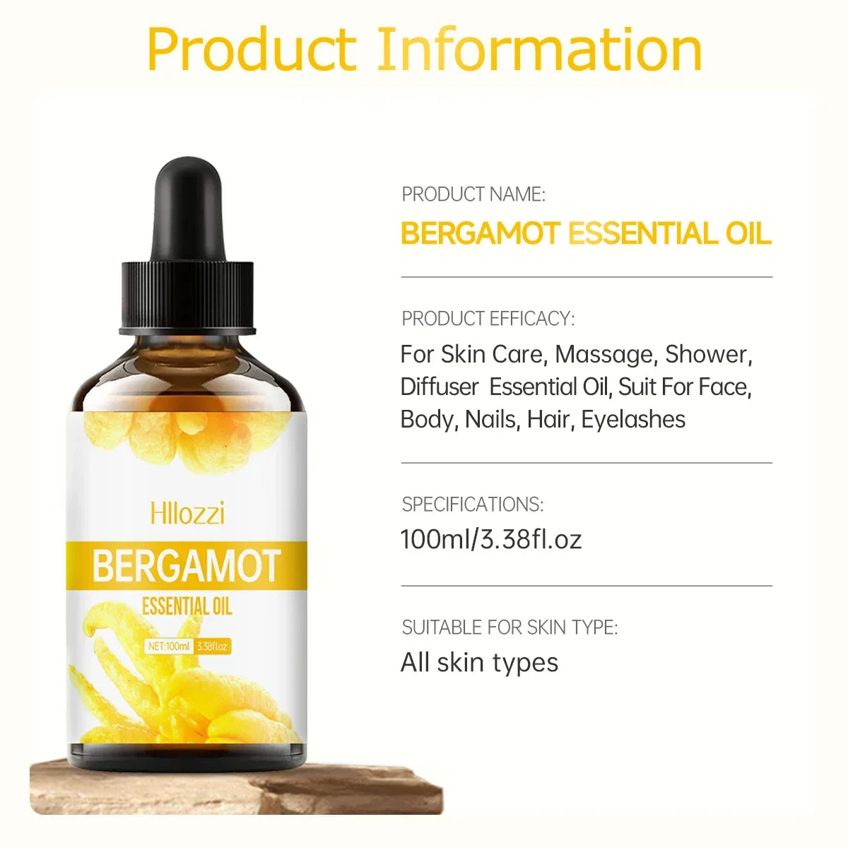 Bergamot Essential Oil for Face & Body