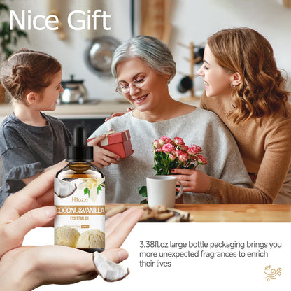 Coconut & Vanilla Essential Oil for Face & Body