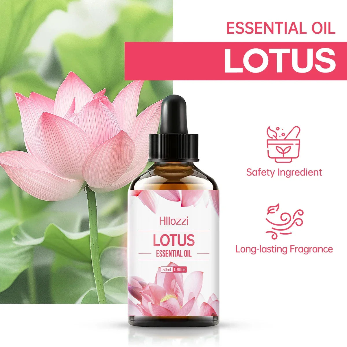 Lotus Essential Oil for Face & Body