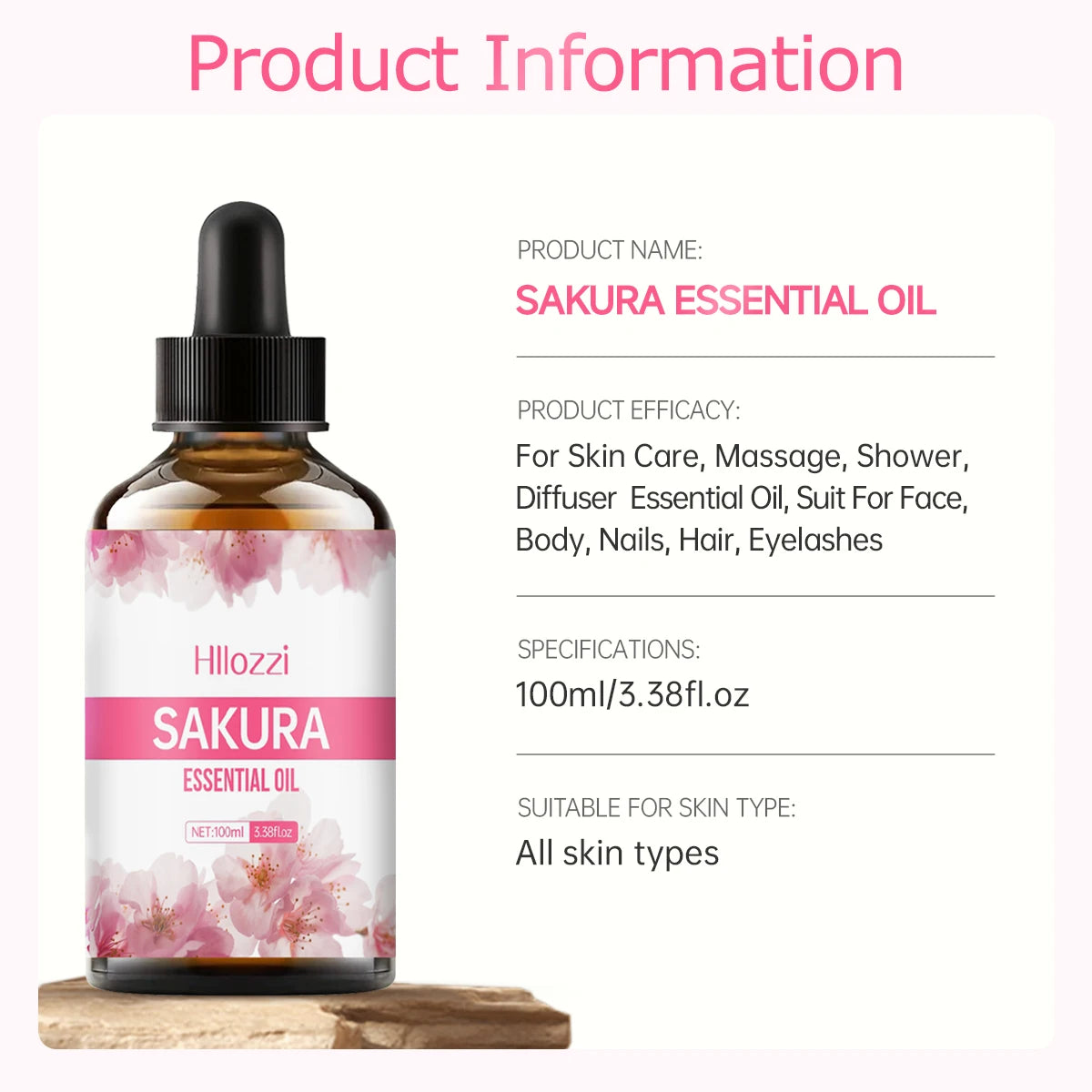 Sakura Essential Oil for Face & Body