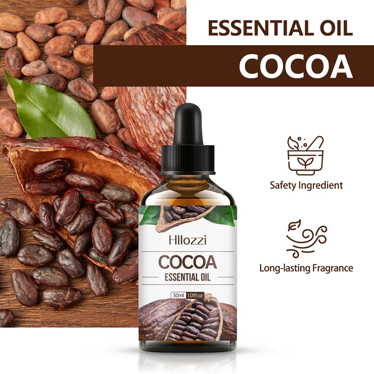 Cocoa Essential Oil for Face & Body