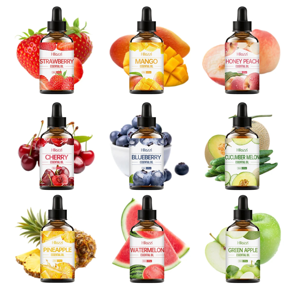 Fruity Bliss Collection – 30 ml Essential Oils