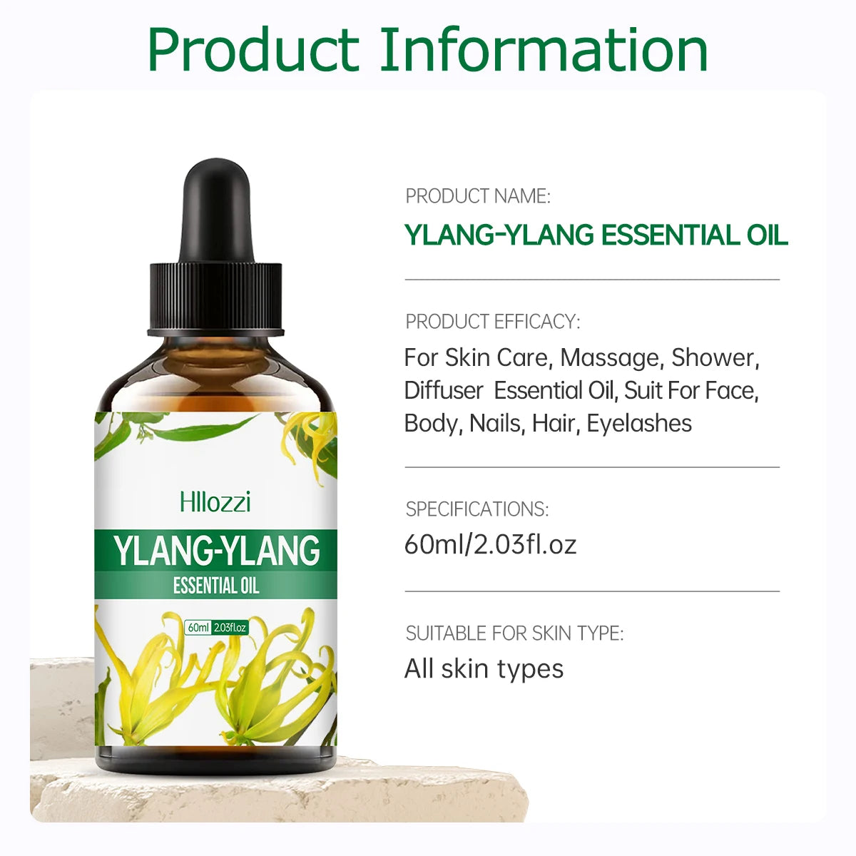 Ylang Ylang Essential Oil for Face & Body