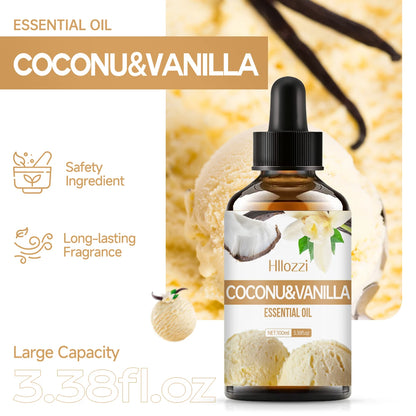 Coconut & Vanilla Essential Oil for Face & Body